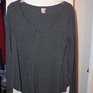 Grey Paper Crane Sweater